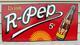 Vintage Embossed 1950s R-pep Soda Tin Litho Advertising Sign