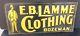 Vintage E. B. Lamme Clothing Embossed Tin Sign Bozeman