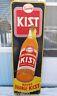 Vintage Original 1954 Orange Kist Crush Large 53 X 17 Tin Sign Embossed Bottle
