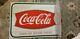 Vintage Tin Coca Cola Fish Tail Flange Sign 13.5 X10 B