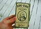 Vintage Zig Zag Tin 10 Cent Cigarette Papers Dispenser Advertising Sign
