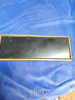 Vintage 1935 American Express Money Orders Tin tray Sign WithFramed Edge RARE