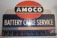 Vintage 1940's Tin Amoco Battery Cable Service Rack