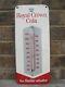 Vintage 1950's / 60's Rc Royal Crown Cola Metal Thermometer Tin Sign Excellent