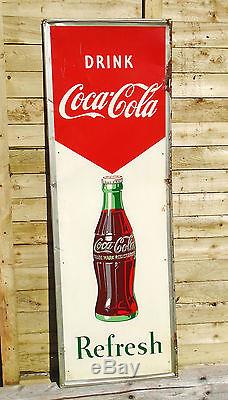 Vintage 1952 COCA-COLA Advertising Tin Sign