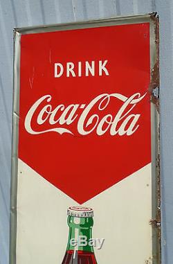 Vintage 1952 COCA-COLA Advertising Tin Sign