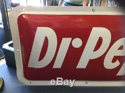 Vintage 1952 Rare Dr Pepper Bubble Tin Sign 3-52 Country Store 29-3/4 X 12