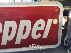 Vintage 1952 Rare Dr Pepper Bubble Tin Sign 3-52 Country Store 29-3/4 X 12