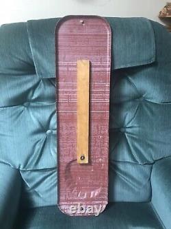 Vintage 1957 Have A Pepsi Cola Soda Tin Embossed Thermometer 27 Sign ORIGINAL