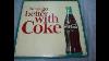 Vintage 1960s Metal Things Go Better With Coke Sign 23 X 23 Nice