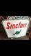 Vintage 1969 Sinclair Single Side Tin Litho Transitional Sign Made By Arco