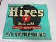 Vintage Advertising 1950's Hires Root Beer Soda Store Wall Tin Sign M-809
