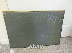 Vintage Advertising Continental Equipment Dealer Store Sign Tin M-325