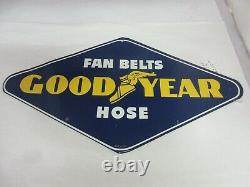 Vintage Advertising Goodyear Tire Tin Store Display Automobilia Sign 775-w