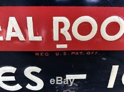 Vintage Advertising Hires R-j Root Beer Soda Embossed Tin Sign 27 X 20