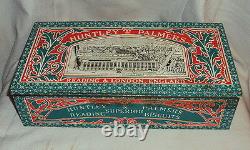 Vintage Advertising Huntley And Palmers Biscuit London Tin Litho Box Collectible
