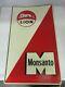 Vintage Advertising Lion Monsanto Gas Tin Sign Great Condition Rare Brand M-521