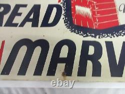 Vintage Advertising Marvel Bread Wall Tin Sign 382-y
