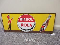 Vintage Advertising Nichol Kola Tin Sign Wall Sign 757-c