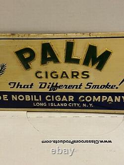 Vintage Advertising Palm Cigar Tobacco Tin Sign