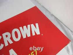 Vintage Advertising Royal Crown R C Cola Tin Wall Sign 816-m