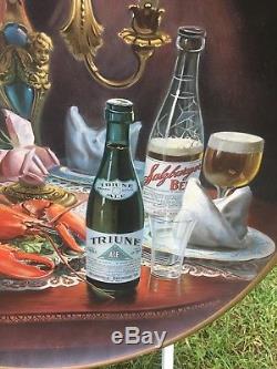 Vintage Antique Advertising Beer Tin Sign Mccormick Brewing Boston