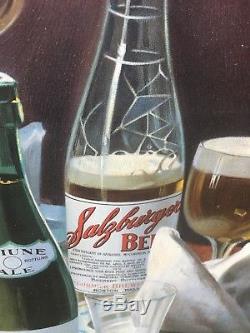 Vintage Antique Advertising Beer Tin Sign Mccormick Brewing Boston