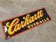 Vintage / Antique Carhartt Overalls Sign Union Made American Americana Tin