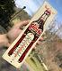 Vintage Antique Frostie Root Beer Cola Tin Non Porcelain Thermometer Bottle Sign