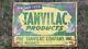 Vintage Antique Original Tanvilac Feed Store Advertising Tin Sign Des Moines Ia