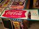 Vintage Antique Soda Coke Coca Cola Tin Non Porcelain Bottle Store Sign Clean