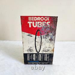 Vintage Bedrock Tubes Automobile Advertising Tin Sign Board Old Decorative S56