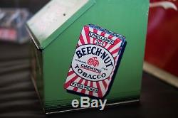 Vintage Beech-Nut Tobacco Store Bin Advertising Tin Signs