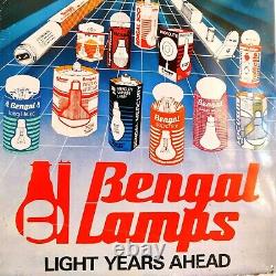Vintage Bengal Lamps Since 1932 Advertising Tin Sign Board Decorative