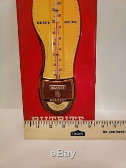 Vintage Biltrite Heels and Soles Advertising Sign/Thermometer Tin Litho