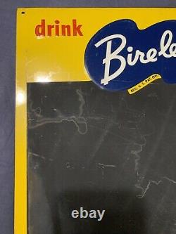 Vintage Bireleys Soda Pop Tin Menu Board Chalk Sign 22 x 14