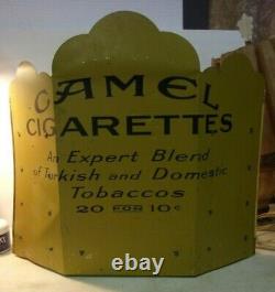 Vintage CAMEL Cigarettes Metal Tin ZIPPO Display 85 Years 23 x 18 x 4