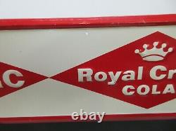 Vintage C. 1950's RC ROYAL CROWN COLA TIN METAL CHALKBOARD SIGN
