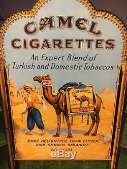 Vintage Camel Cigarettes Metal Tin Cigarette Zippo Display