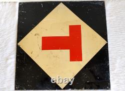 Vintage Ceat Tyres Advertising Tin Sign Board Automobile T Symbol TS114