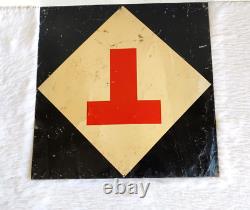 Vintage Ceat Tyres Advertising Tin Sign Board Automobile T Symbol TS114