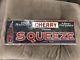 Vintage Cherry Squeeze Tin Tacker Soda Drink Cola Sign Advertising