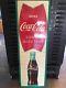 Vintage Coca-cola Coke Sign Of Good Taste Large Vertical Tin Sign Great Colors