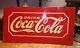 Vintage Coca Cola Embossed Tin 1934 Rare 23x12 Sign Off Machine/cooler