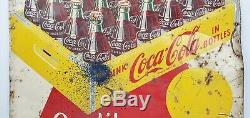 Vintage Coca Cola Take A Case Home Today Red Carpet Tin Sign 28x20 Robertson