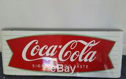 Vintage Coca-Cola Tin Sign Mint Condition
