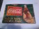 Vintage Coca Cola Tin Tacker Sign