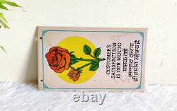 Vintage Customer's Satisfaction Is Our Motto Tin Sign Board Collectibles S110