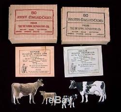 Vintage De Laval Cream Separator Tin Cows Advertising 44 Pieces Envelopes Boxes