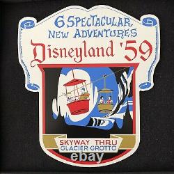 Vintage Disneyland Park Tin Signs Kevin Kidney Jody Daily LE 1955 SIGNED BOX Art